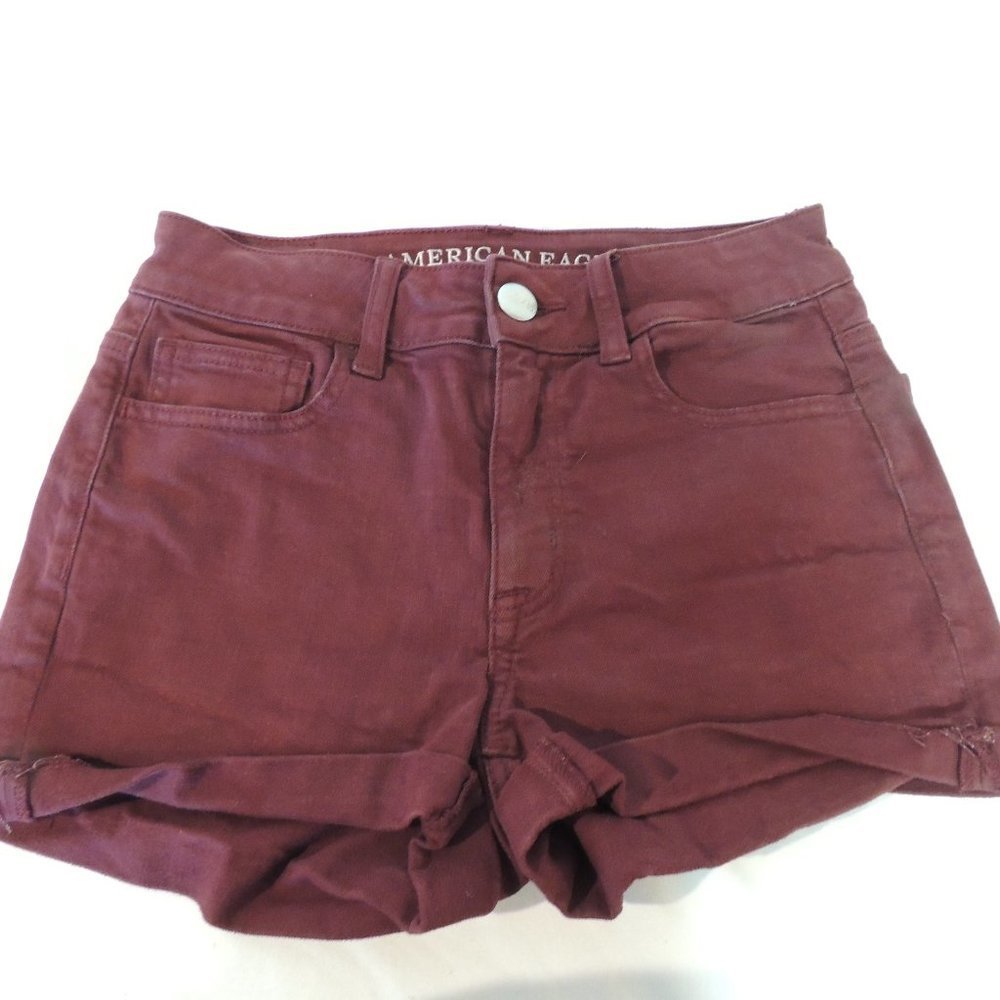 American Eagle womens Hi-rise jeans shortie 2